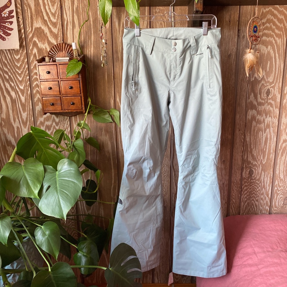 Columbia women’s snow pants, size S in very light blue